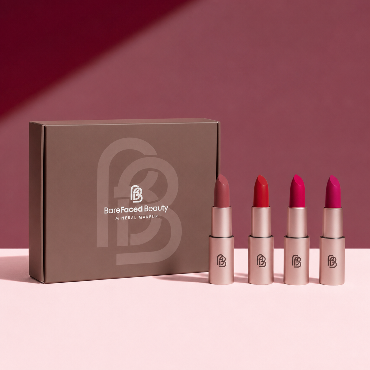 Natural Vegan Lipstick Set - Twilight Kiss
